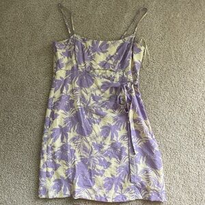 Astr Purple Spaghetti Strap Sundress